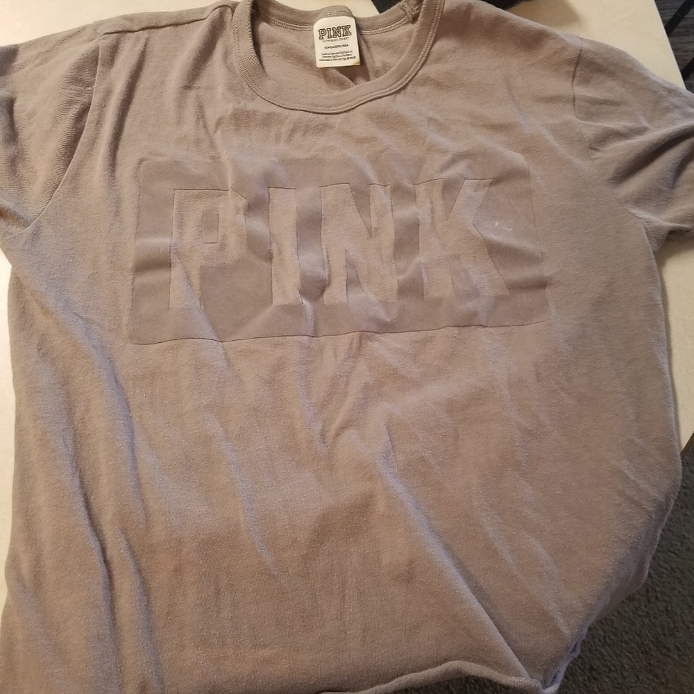 Pink cropped tshirt